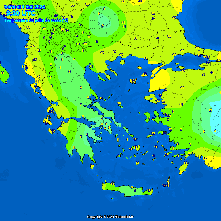 Temperature - point de rose