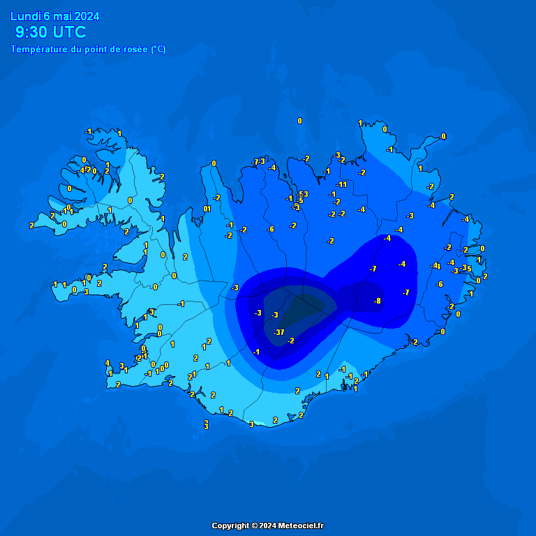 Temperature - point de rose