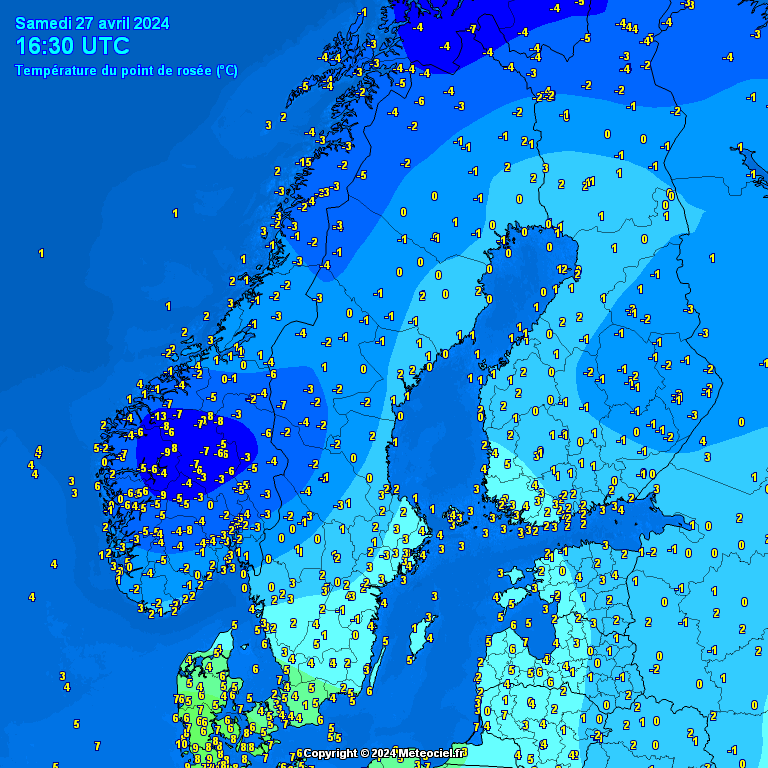 Temperature - point de rose